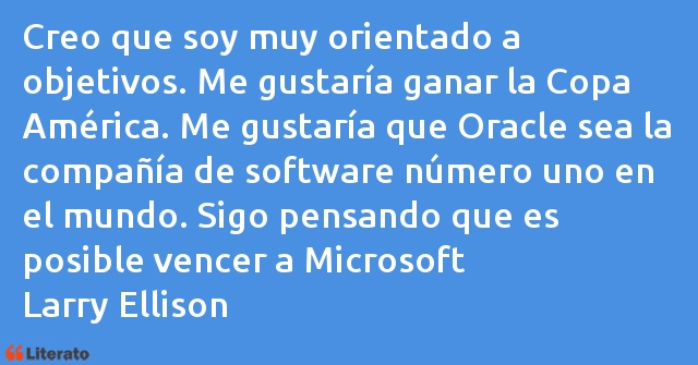 Frases de Larry Ellison