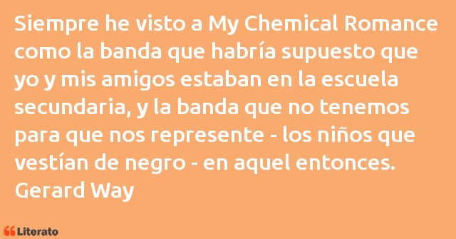 Frases de Gerard Way