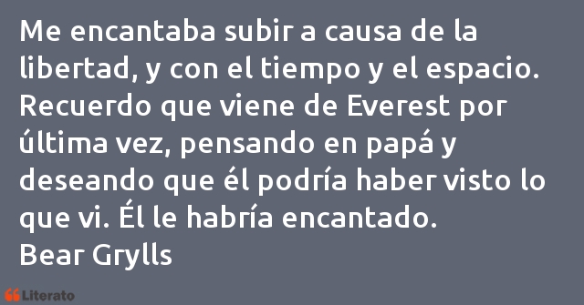 Frases de Bear Grylls