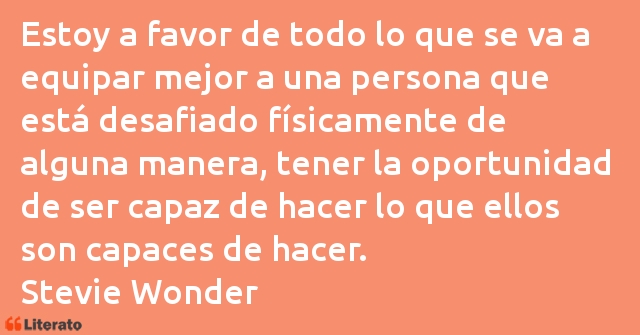 Frases de Stevie Wonder