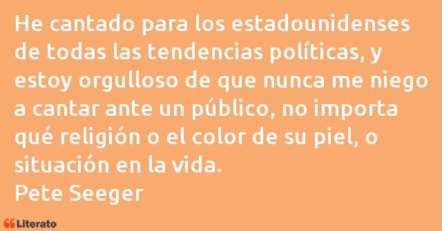 Frases de Pete Seeger