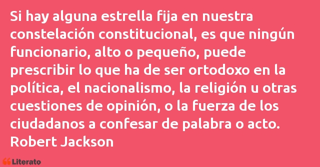 Frases de Robert Jackson