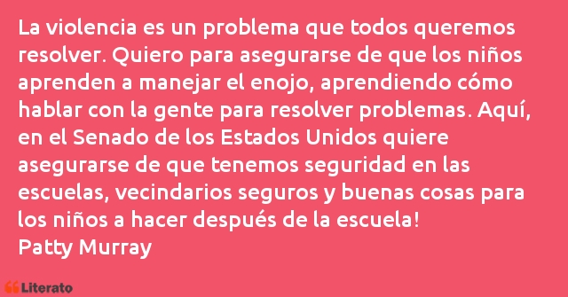 Frases de Patty Murray