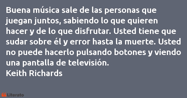 Frases de Keith Richards
