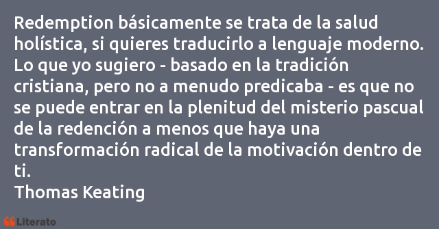 Frases de Thomas Keating