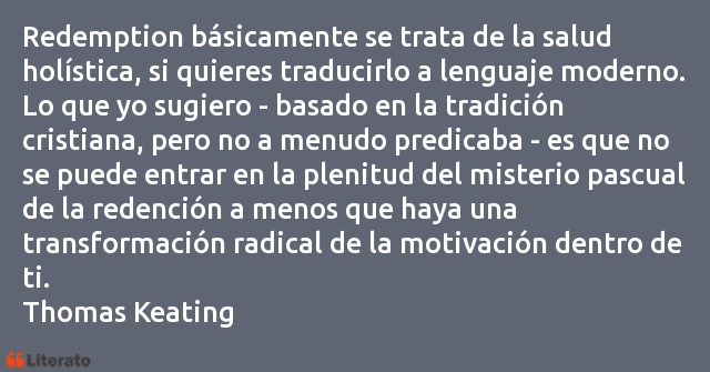 Frases de Thomas Keating