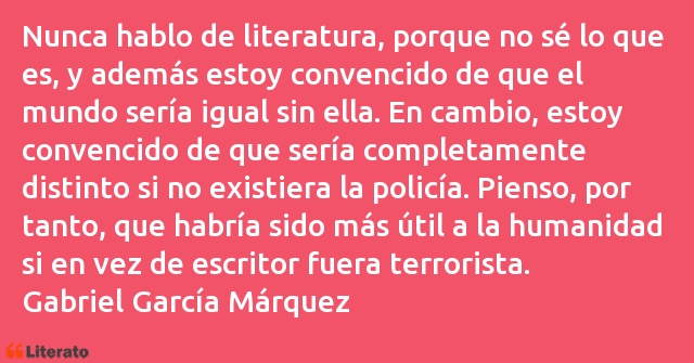 Frases de Gabriel García Márquez