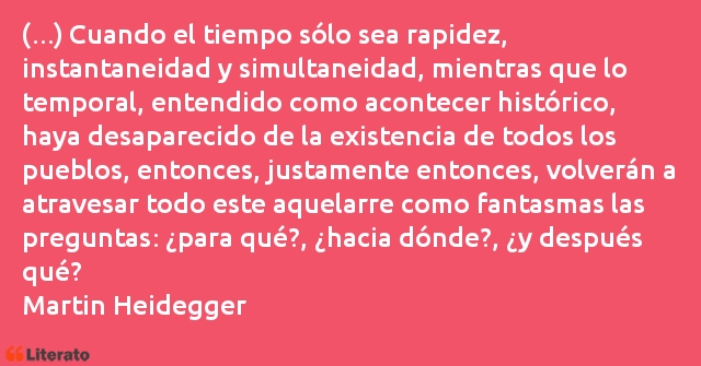 Frases de Martin Heidegger