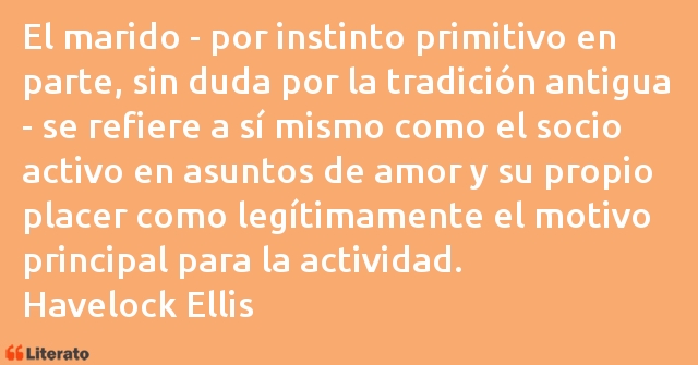 Frases de Havelock Ellis