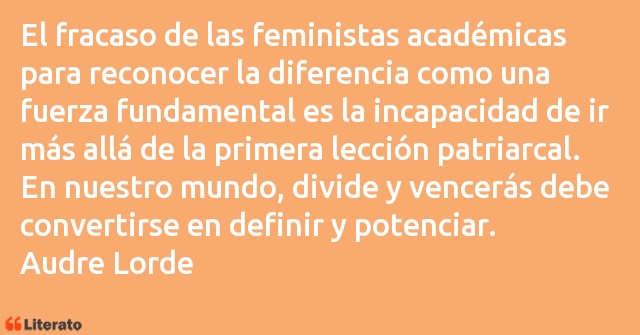 Frases de Audre Lorde