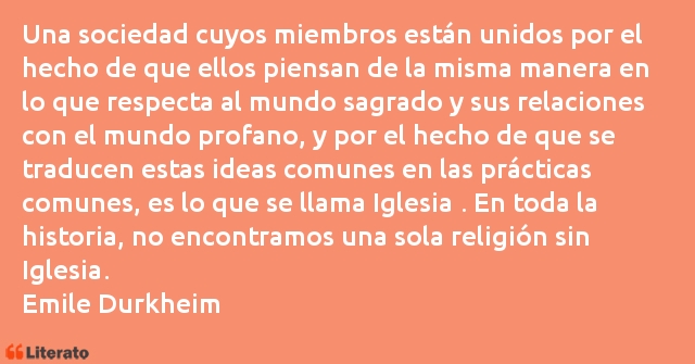 Frases de Emile Durkheim