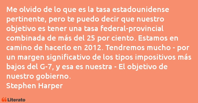 Frases de Stephen Harper