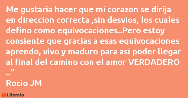Frases de Rocio JM