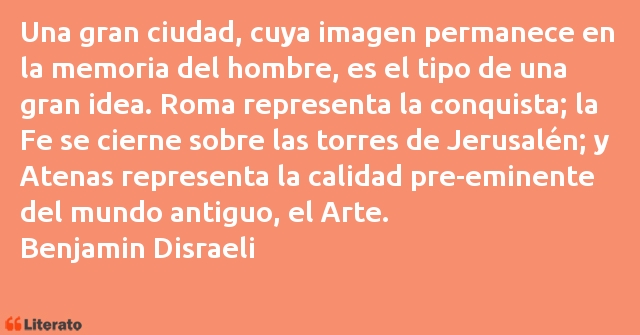 Frases de Benjamin Disraeli