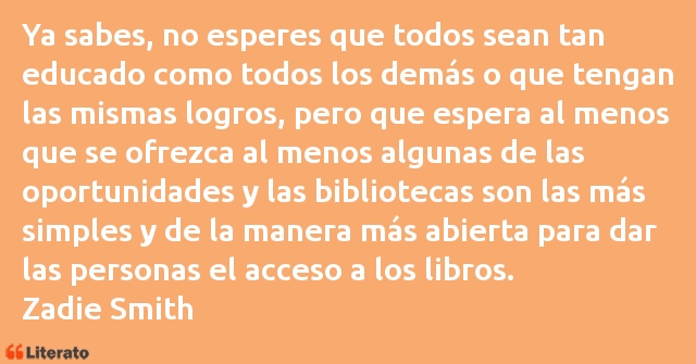 Frases de Zadie Smith