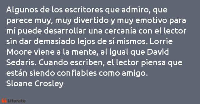 Frases de Sloane Crosley