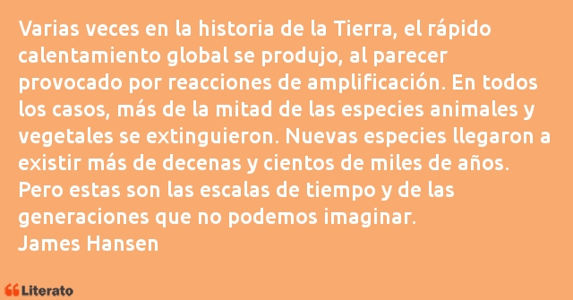 Frases de James Hansen