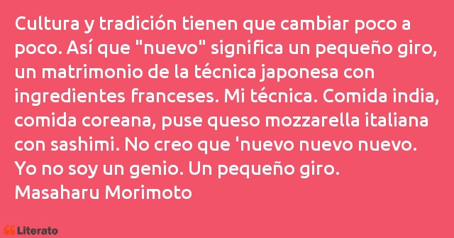 Frases de Masaharu Morimoto