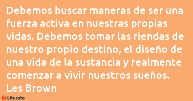 Frases de Les Brown