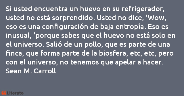Frases de Sean M. Carroll