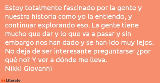 Frases de Nikki Giovanni