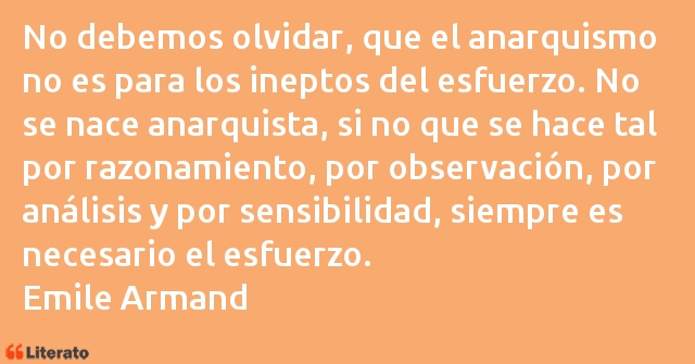 Frases de Emile Armand