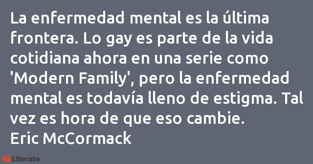 Frases de Eric McCormack