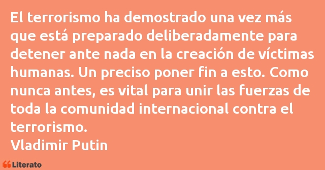 Frases de Vladimir Putin