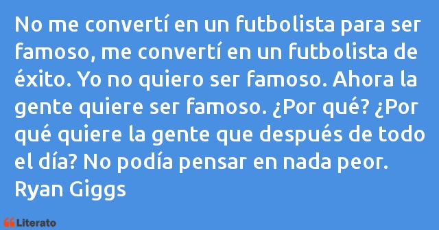 Frases de Ryan Giggs