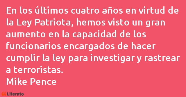 Frases de Mike Pence