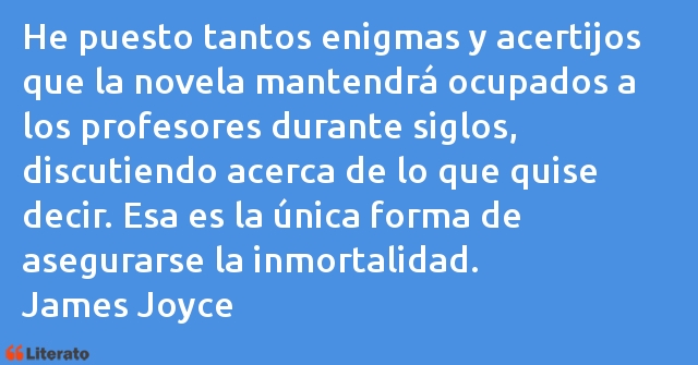 Frases de James Joyce