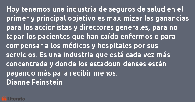 Frases de Dianne Feinstein