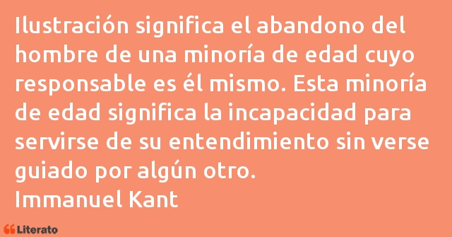 Frases de Immanuel Kant