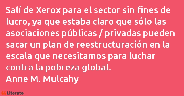 Frases de Anne M. Mulcahy