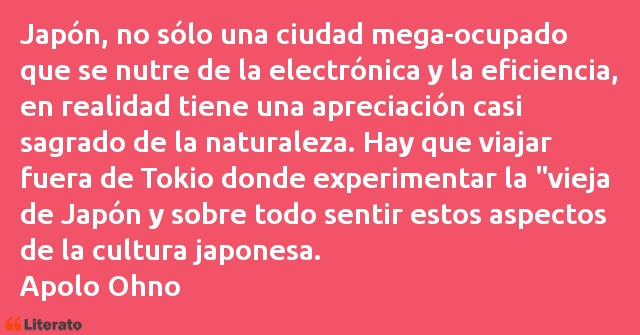 Frases de Apolo Ohno