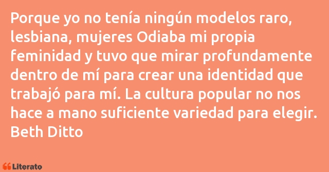 Frases de Beth Ditto