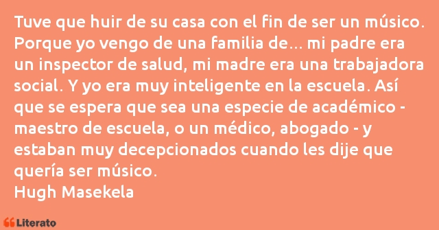 Frases de Hugh Masekela