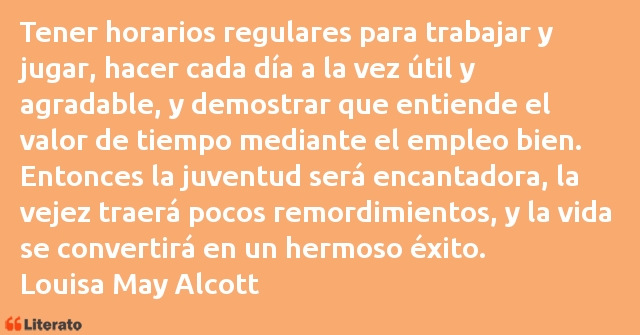 Frases de Louisa May Alcott