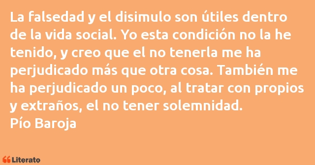 Frases de Pío Baroja