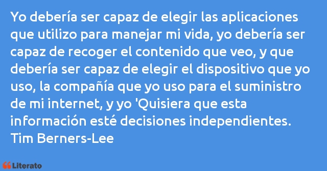 Frases de Tim Berners-Lee