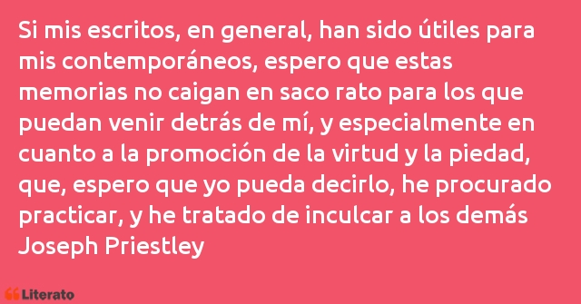 Frases de Joseph Priestley