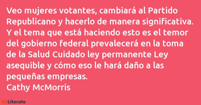 Frases de Cathy McMorris