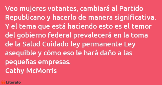 Frases de Cathy McMorris