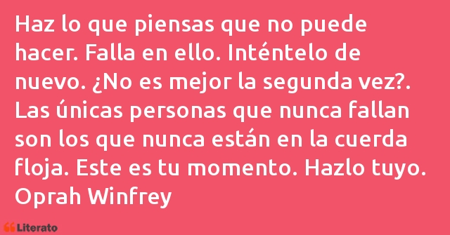 Frases de Oprah Winfrey