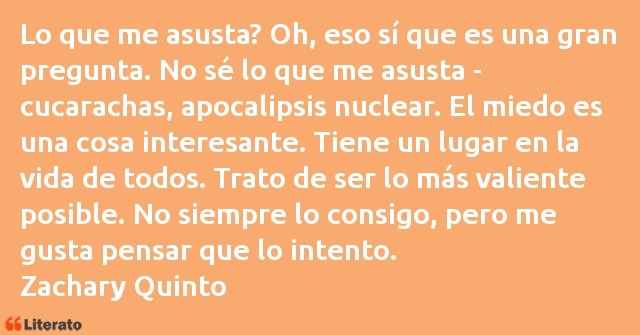 Frases de Zachary Quinto