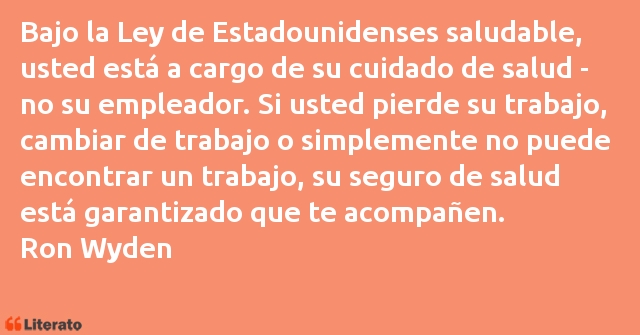 Frases de Ron Wyden