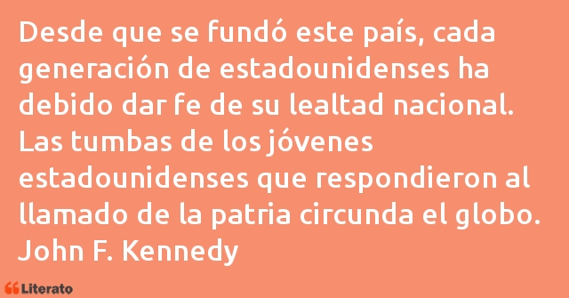 Frases de John F. Kennedy