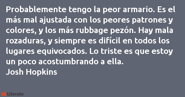 Frases de Josh Hopkins