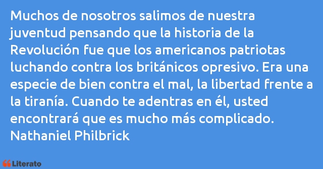 Frases de Nathaniel Philbrick