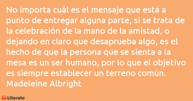 Frases de Madeleine Albright